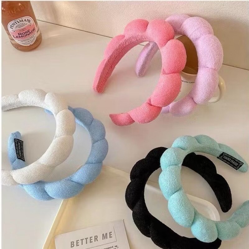 (พร้อมส่งในไทย)ที่คาดผมฟองน้ำ ที่คาดผมเมฆ น่ารักมาก ส่งไว
