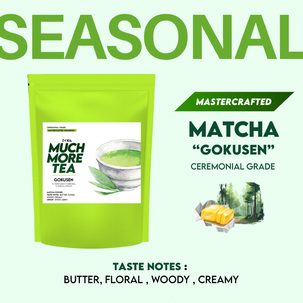 GOKUSEN : Tasting notes : Butter , Floral , Woody , Creamy by much more tea