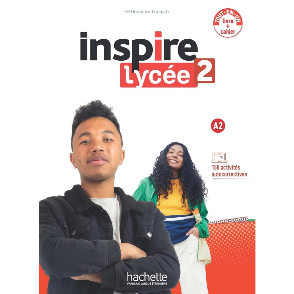 DKTODAY หนังสือ INSPIRE LYCEE 2:LIVRE + CAHIER A2 COLLECTIF ภาษาฝรั่งเศส