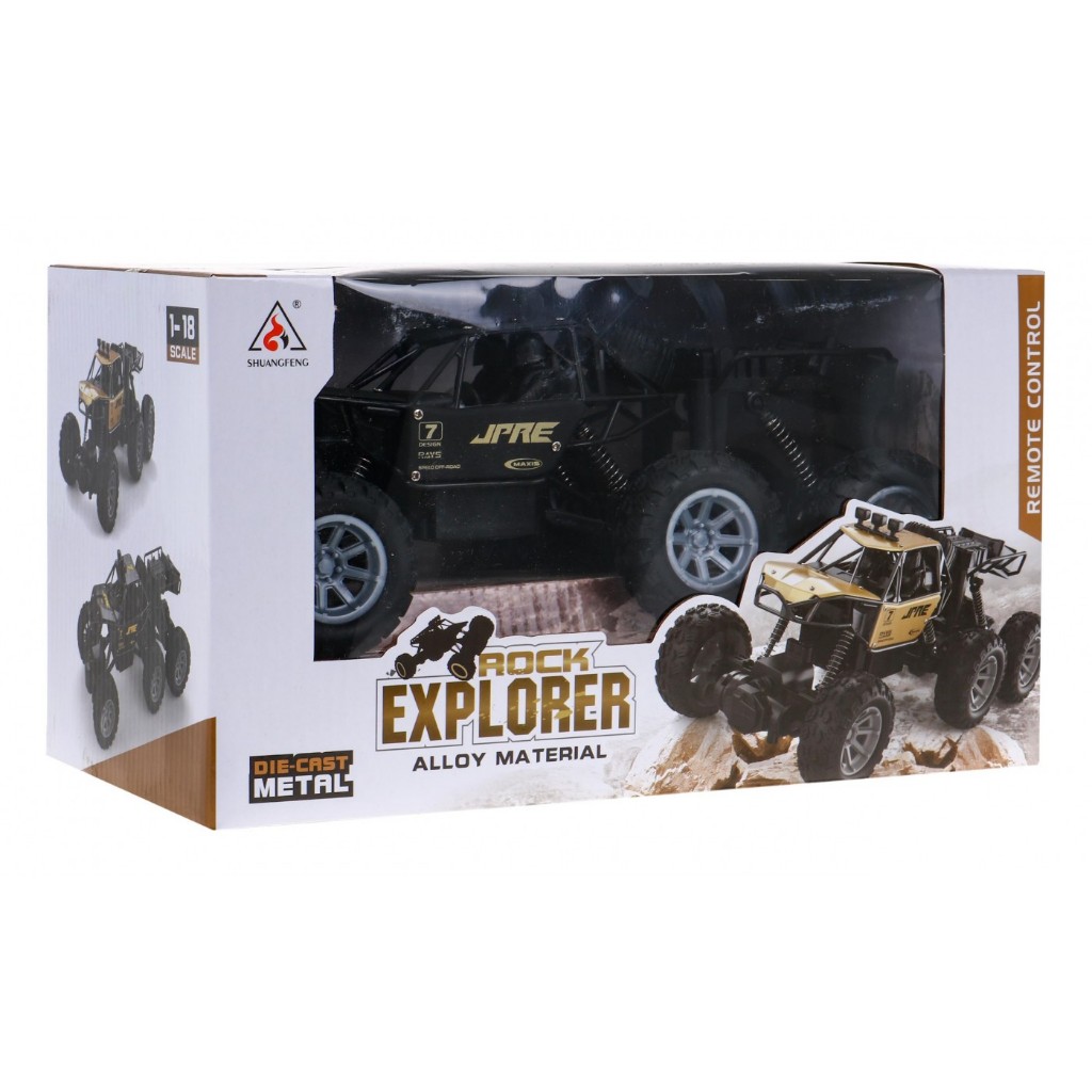 รถออฟโรด6ล้อบังคับ 2062 1:18 6W Rock Crawler Alloy 4WD RC 27MHz - รูปที่ 7