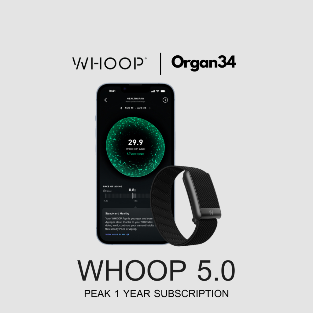 Whoop 5.0 Device + 1 year subs (PEAK) สินค้ามีพร้อมจัดส่ง✅