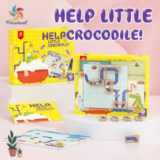 Pinwheel Help Little Crocodile Logic Game (แม่เหล็ก) บอร์ดเก…