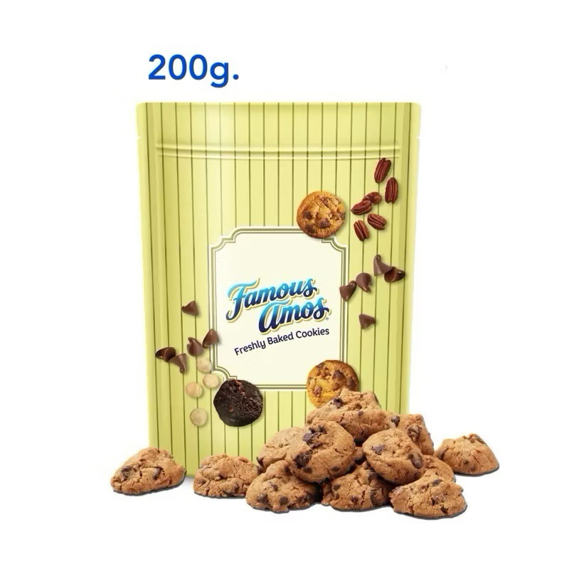 200g มีรสชาติใหม่✨ มี 5 รส 🍪 Famous Amos Cookie Chip คุกกี้เฟมัสเอมัส คุกกี้เจ้าดัง พรีจากมาเลเซีย