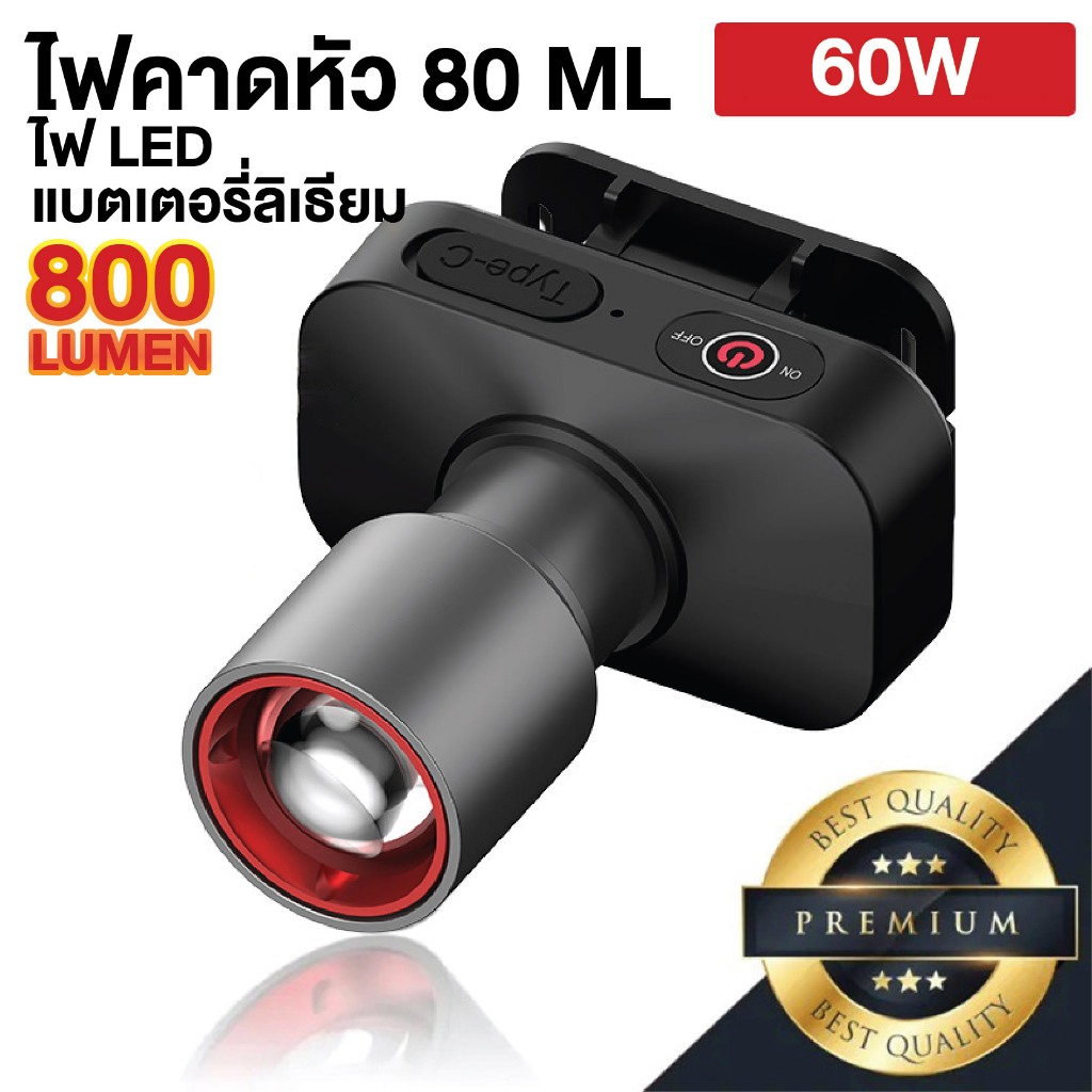 PANASI ไฟคาดหัว ส่องไกล ไฟคาดหัว LED ส่องกบ เดินป่า ลุยฝนได้ สว่างมาก รับประกันความ สว่าง
