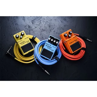 BOSS BIC-10A BK / OR / YL / GN / RD / BU สายแจ็คสี 3 เมตร 3m. สำหรับเครื่องดนตรี สินค้าจากตัวแทนในประเทศไทย