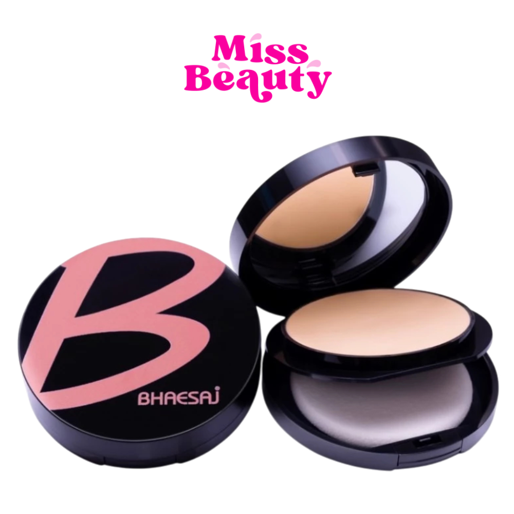 (ตลับ) Bhaesaj Perfecting Powder Compact Foundation spf25/pa++ แป้งพัฟเภสัช เพอร์เฟคติ้ง พาวเดอร์ คอมแพค ฟาวน์เดชั่น 10ก