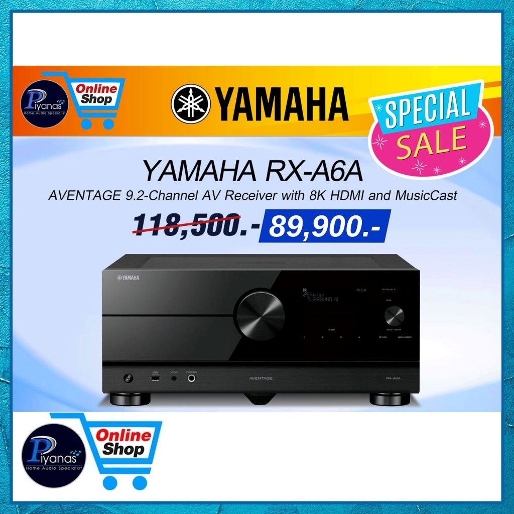 YAMAHA : RX-A6A /A/V Receiver/Piyanas Electric/ปิยะนัส อิเล็คทริคส์