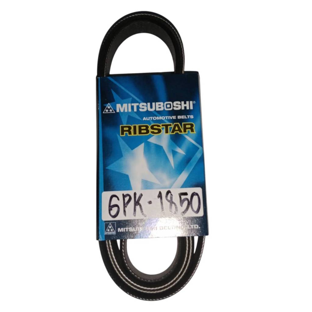 สายพานหน้าเครื่อง D MAX blue power 1.9 รหัส 6PK1850 ยี่ห้อ MITSUBOSHI