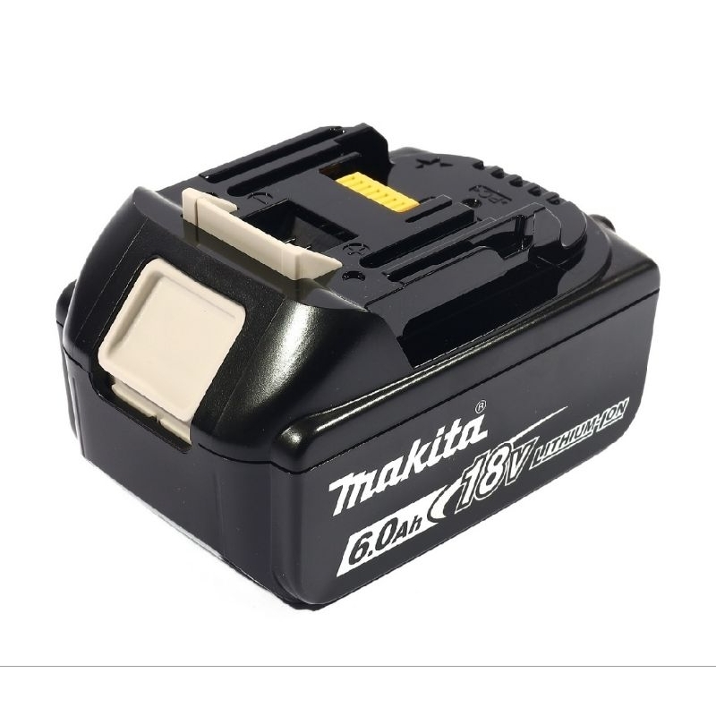 MAKITA แบตเตอรี่ ลิเธียมไอออน 18 โวลต์ 6.0 แอมป์ รุ่น BL1860B ใช้กับเครื่องชาร์จ รุ่น DC18RC / DC18S