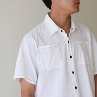IBB MUSLIN CROPPED SHIRTS เสื้อเชิ้ตผ้าฝ้ายมัสลิน