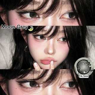 【ซื้อครบ฿65 ของแถมฟรี🎁】Midroo คอนแทคเลนส์เลนส์ธรรมชาติ Moon Grey เลนส์บิ๊กอาย-14.5mm รายเดือน