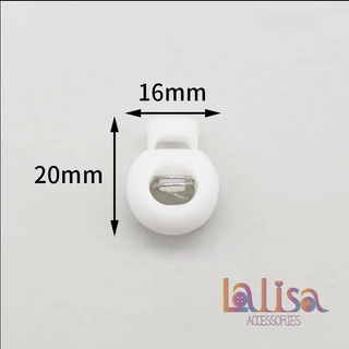 สต็อปเปอร์พลาสติก ตัวหยุดเชือก ตัวล็อคเชือก แพ็ค10ชิ้้น resin stopper SZ015