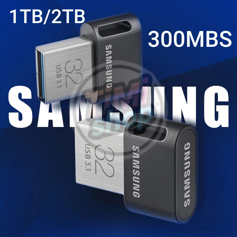 ของแท้ 100% แฟลชไดรฟ์ USB 3.1 Samsung Flashdrive PLUS 1TB 2TB ความเร็วสูง 300MB/s