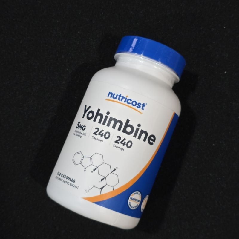 Yohimbine HCL 5 mg 240 Capsules.