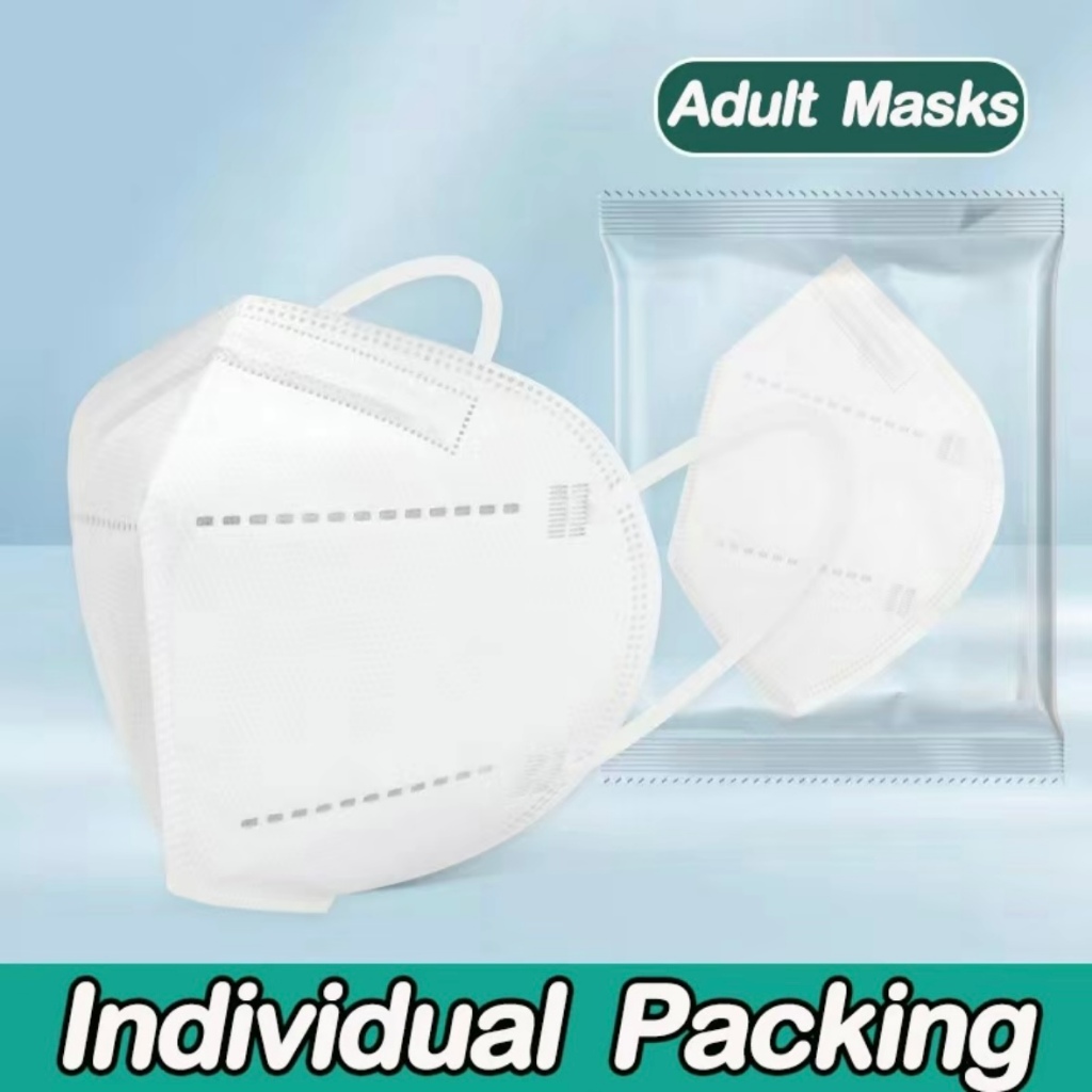 แมสN95 สำหรับผู้ใหญ่ (10ชิ้น) กรอง5 ชั้น พร้อมส่ง
