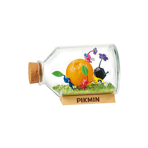[ของแท้] [มือสอง] Pikmin Terrarium Collection Blue Red Rock Yellow Pikmin (Hakobu) Figure Re-Ment
