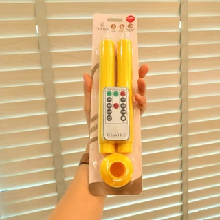 Claire เทียนไฟฟ้า เชิงเทียนไฟฟ้า LED สีเหลือง/สีขาว/สีแดง แบบใส่ถ่าน
