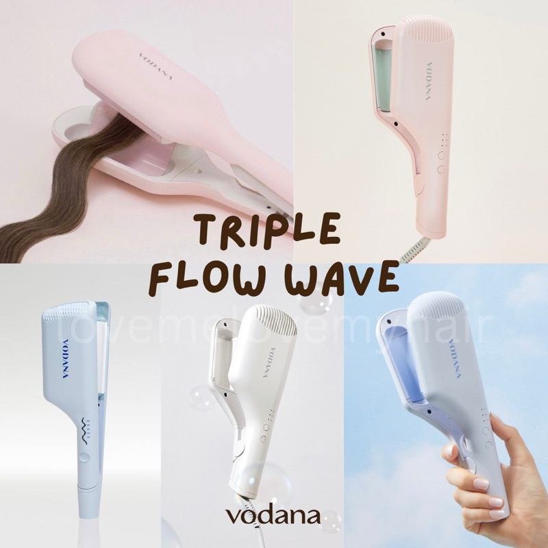 PRE (สอบถามก่อนพรี) (32,38,40mm) Vodana Compact Wave Iron ลอนเมอร์เมด ลอนมาม่า|ประกัน 1ปีไม่มีค่าใช้