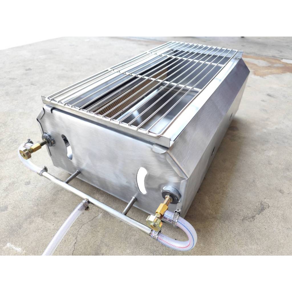 ถูก!! เตาย่างอินฟาเรดไร้ควัน แบบเเก้ส มี2ขนาดให้เลือก ตระแกรงยาว60ซม หรือ 80ซม ฟรีชุดหัวปรับพร้อมขาย - รูปที่ 3