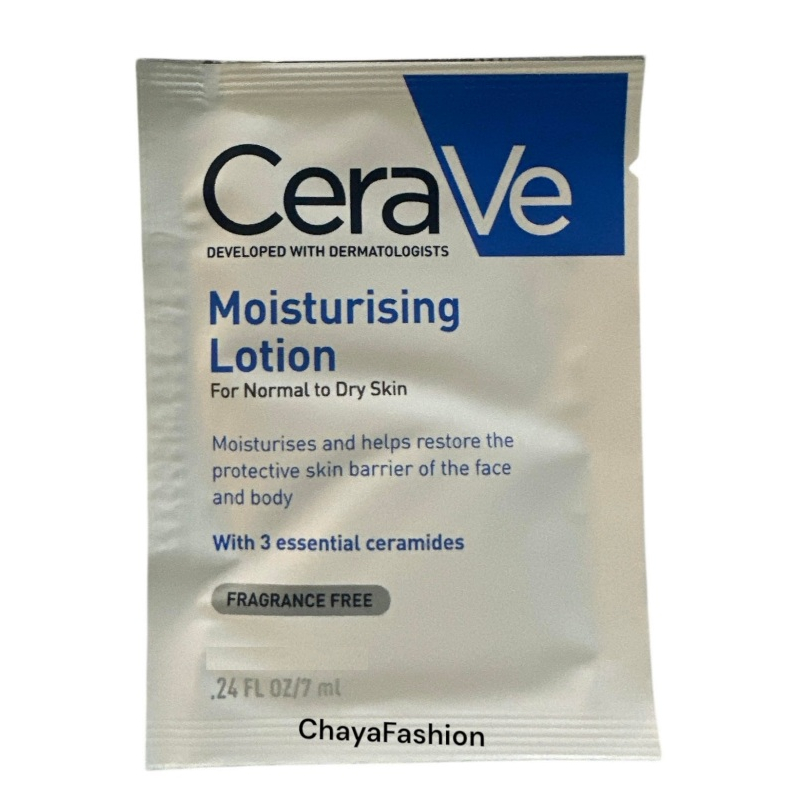 *SALE* Cerave เซราวี มอยซ์เจอร์ไรซิ่ง 7มล. (ขนาดทดลอง) Exp09/26 โลชั่นบำรุงผิวหน