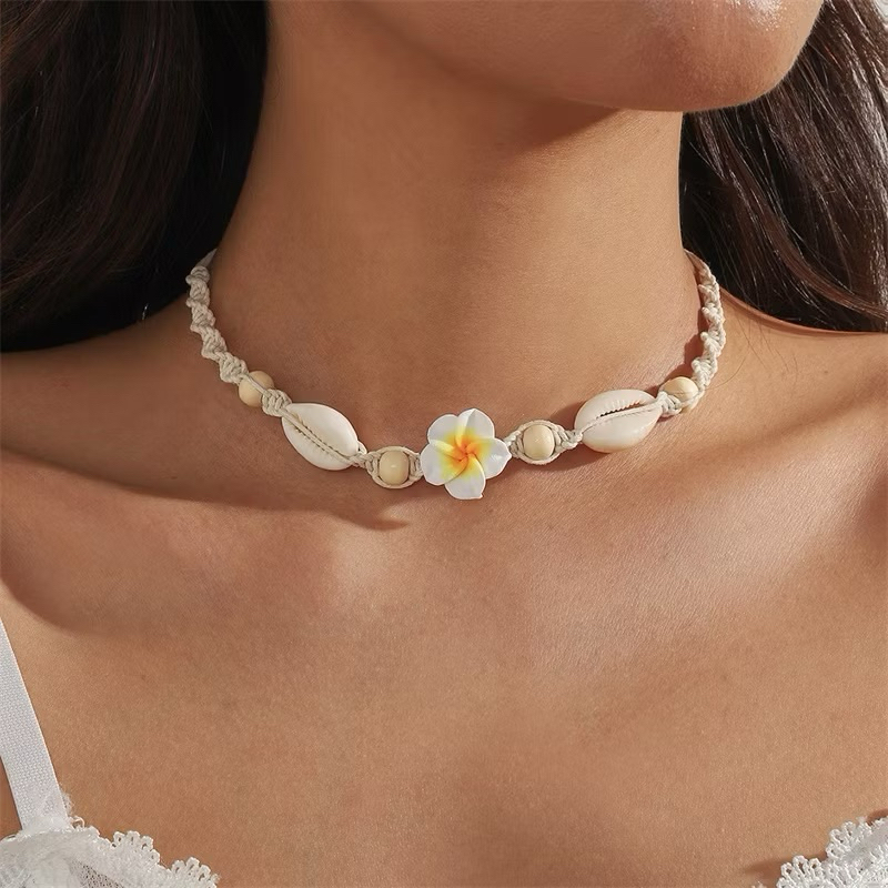 *พร้อมส่งจากไทย* Boho Shell Necklace สร้อยคอเปลือกหอย