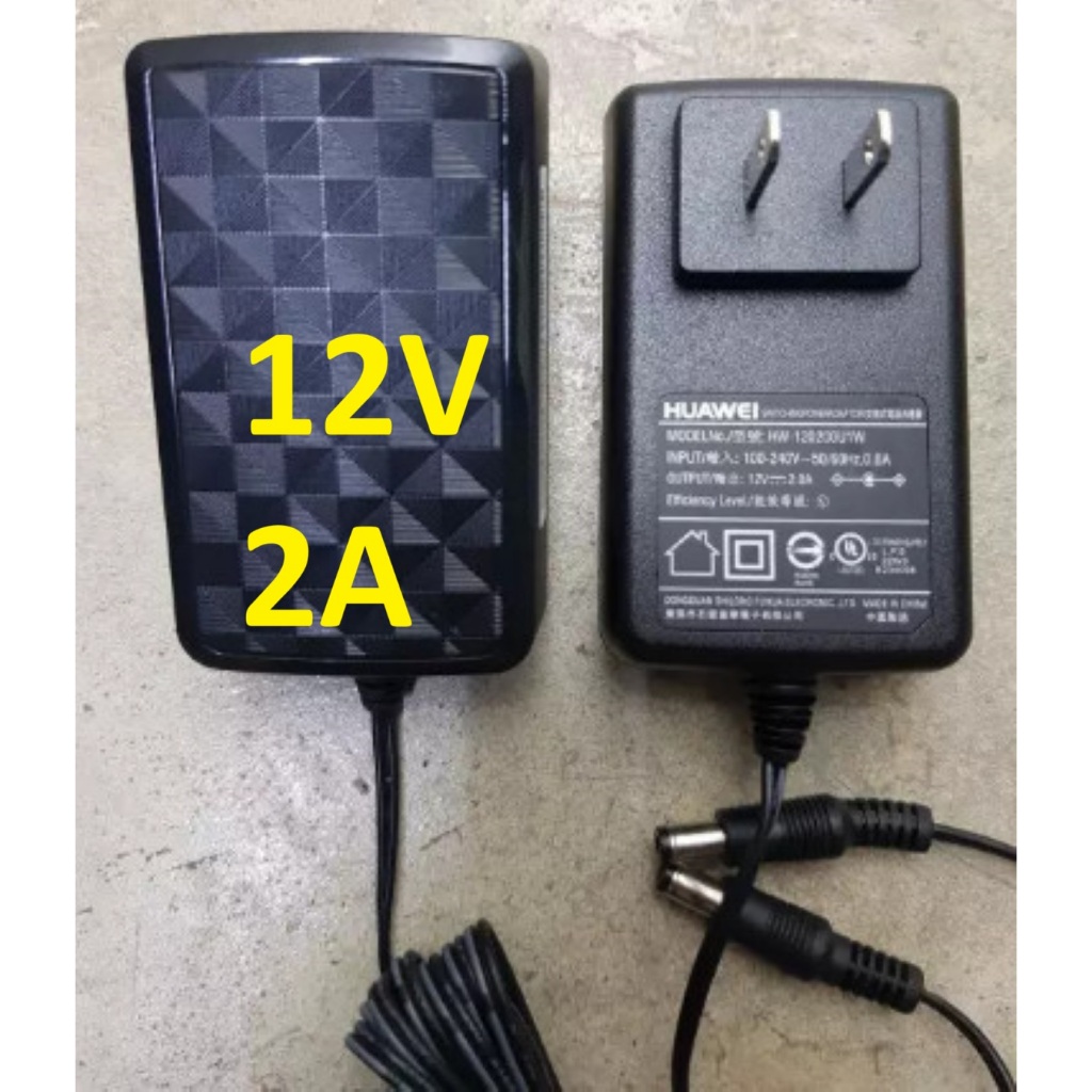 ของแท้ หม้อแปลง Power Adapter Huawei(หัวเว่ย) 12v 2A มาตรฐาน UL USA (ของแท้100%)ทนทานมาก