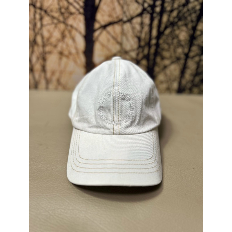 matin kim light blue denim cap korea