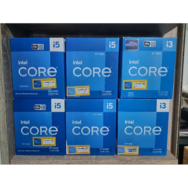 Intel core i5 12400f ,i5 13400f ,i5 14400f ,i5 13500 ลอตใหม่ 10/2025 ประกัน 3 ปี แอดไวซ์