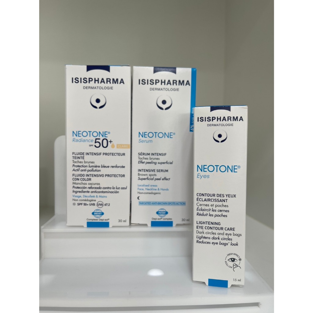 isis pharma Neotone radianceSPF50+neotone serum +Eye 06/2029