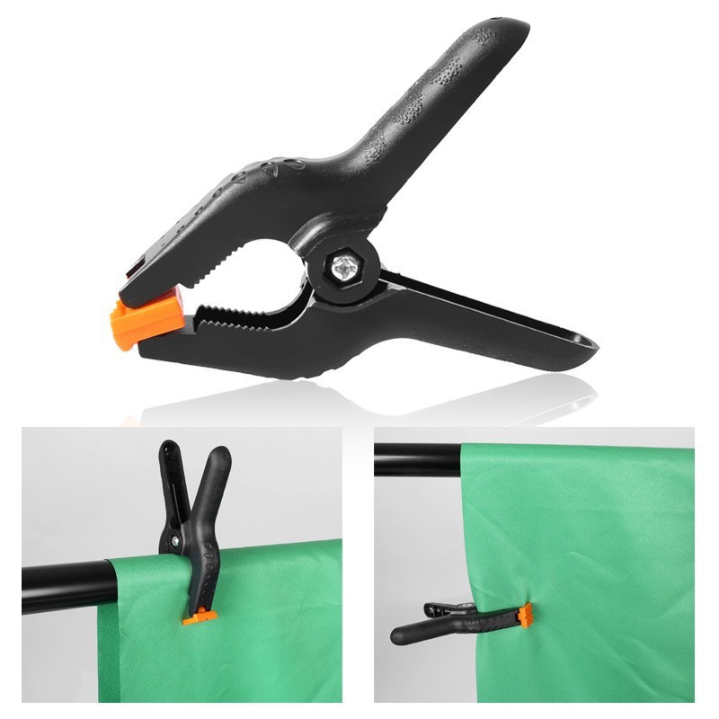 📌คลิปหนีบฉาก ตัวหนีบฉาก สำหรับBackdrop ฉากผ้า ฉากPVC / Sring Clamp 3" 4" 6" inch ขนาด 3/4/6 นิ้ว