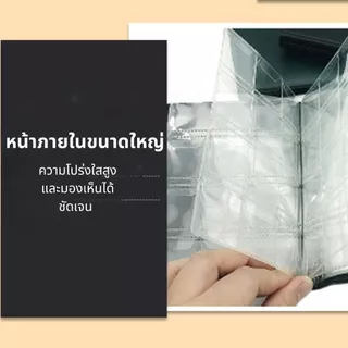 Chic 120 ที่ใส่เหรียญ PVC กระเป๋าอัลบั้ม สําหรับเหรียญคอลเลกชันหนังสืออัลบั้มภาพเหรียญอัลบั้มผู้ถือคอลเลกชันหนังสือ