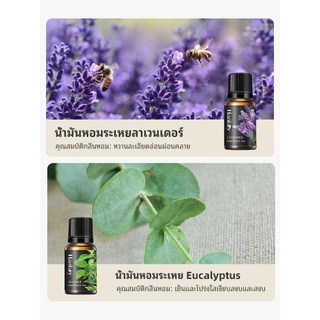 VOVOVA น้ำมันหอมระเหย บริสุทธิ์100% น้ำหอมอโรม่า 10มิลลิลิตร น้ำมันสกัด หอมละเหย สำหรับเตาอโรม่าเครื่องพ่นไอน้ำ