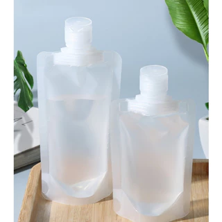 ซองแบ่งครีม แถมฟรี‼️สติ๊กเกอร์ ซองแบ่งครีมพกพา (30ml./50ml./100ml.) ซองใส่ของเหลว มีฝาเปิด-ปิด