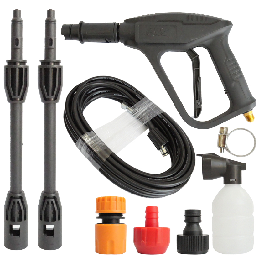 SMART เครื่องฉีดน้ำแรงดันสูง เครื่องล้างรถ 350 บาร์ 3500 วัตต์  มอเตอร์เหนี่ยวนำดูดน้ำได้ด้วยตัวเอง - รูปที่ 5