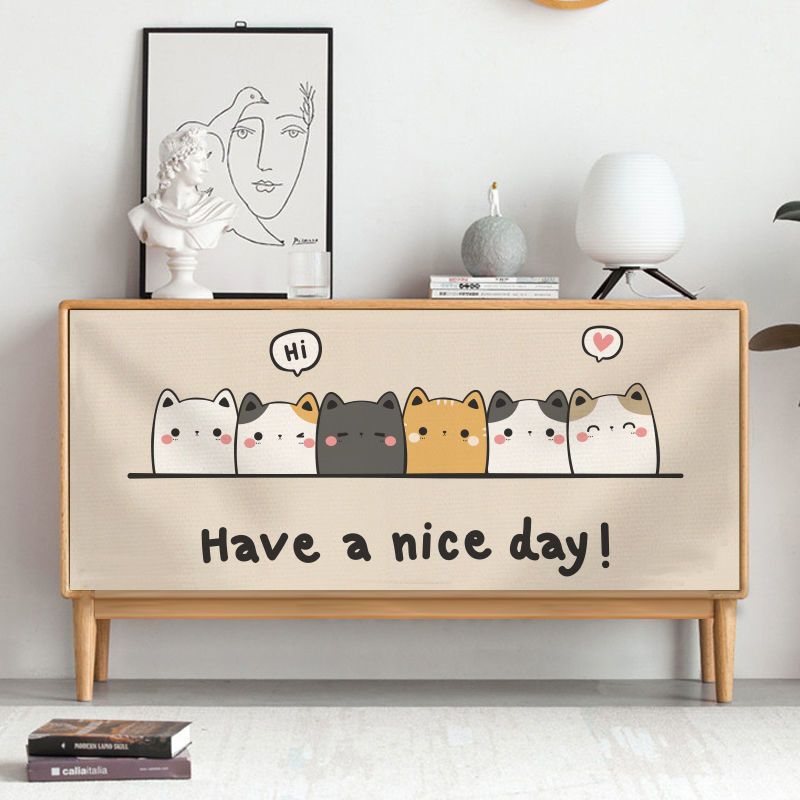 แนะนำ ผ้าม่าน ผ้าม่าน ผ้าม่านสั้นในครัว ผ้าม่านเคาท์เตอร์ครัว ป้องกันฝุ่น มีกาวในตัว ผ้าม่านครึ่งหน้าต่าง สไตล์นอร์ดิก ราคาพิเศษ มีเก็บเงินปลายทาง