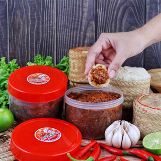 ปลาร้าบอง 2กระปุก 1กิโลกรัม คละสุก-ดิบได้