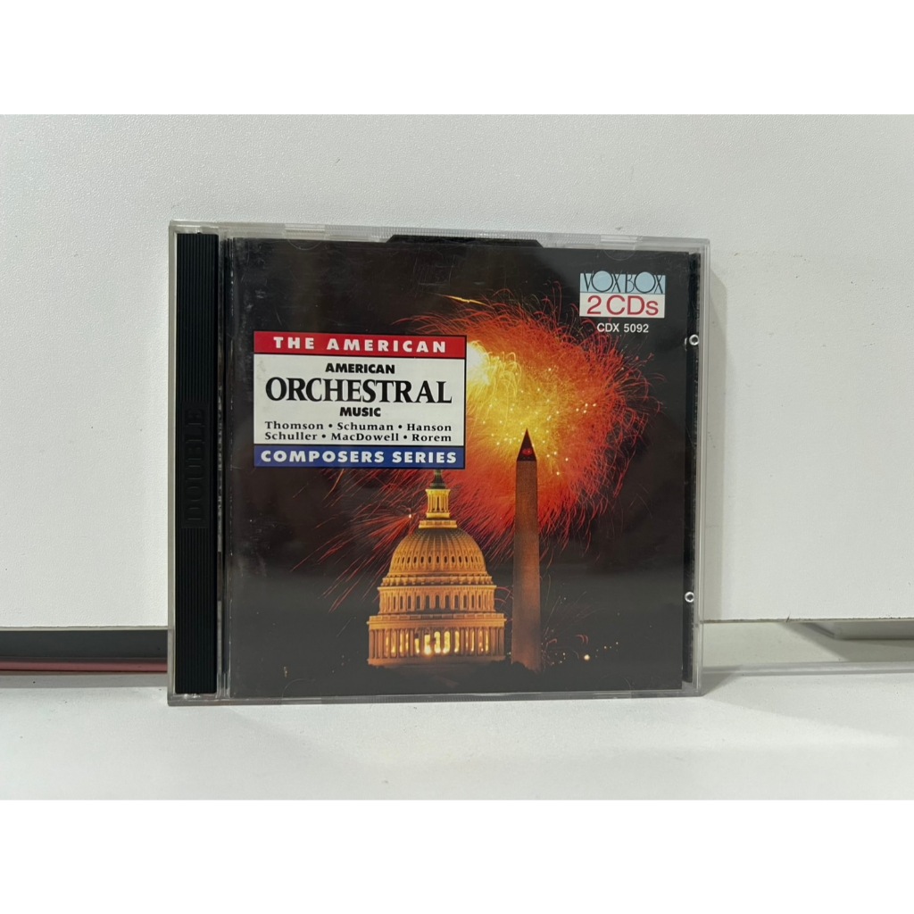 2 CD MUSIC ซีดีเพลงสากล AMERICAN ORCHESTRAL MUSIC (D6B57)