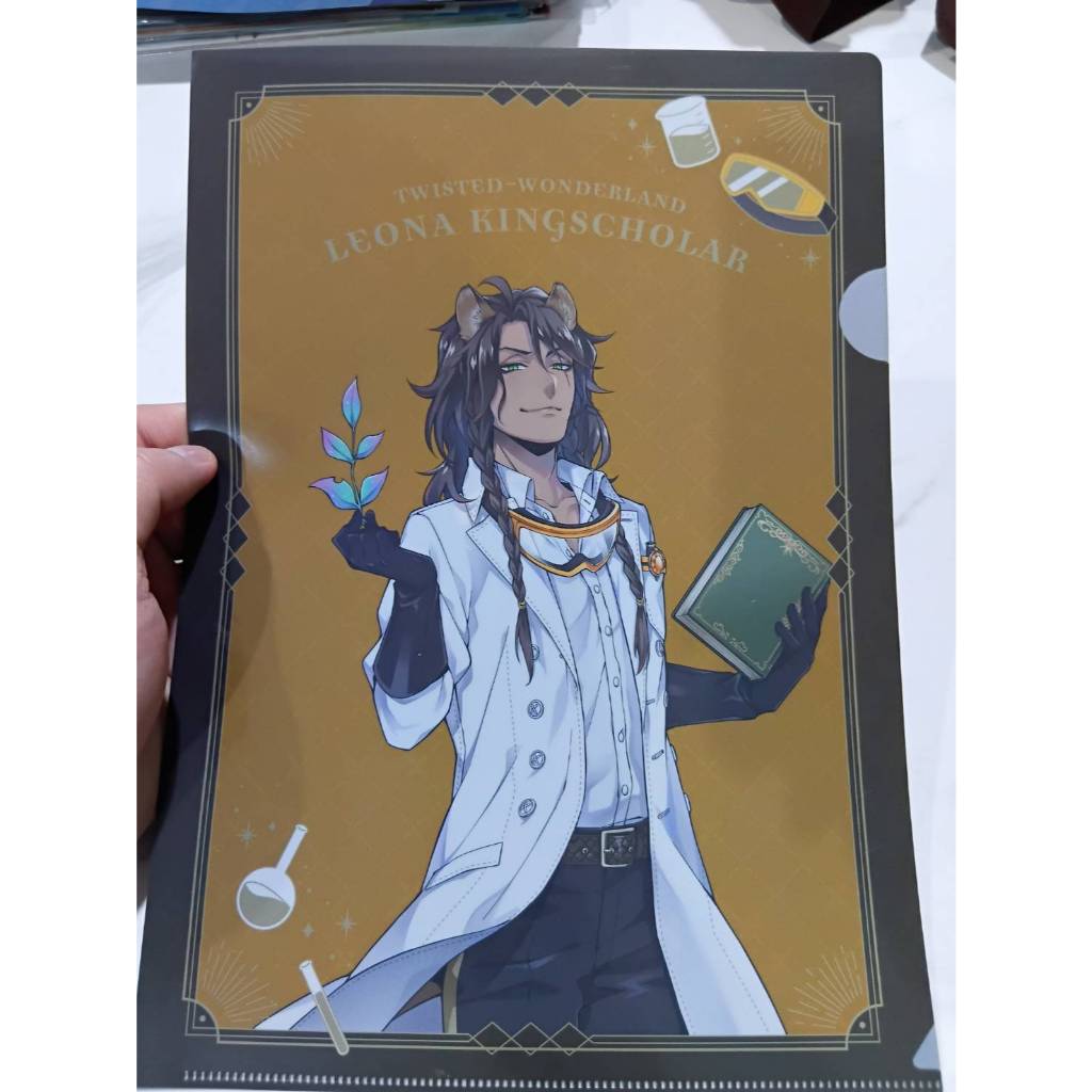 แฟ้มใส่เอกสาร ดิสนีย์: ทวิสเต็ดวันเดอร์แลนด์ ★Leona Kingscholar-Disney Twisted-Wonderland ★ A4 Clear