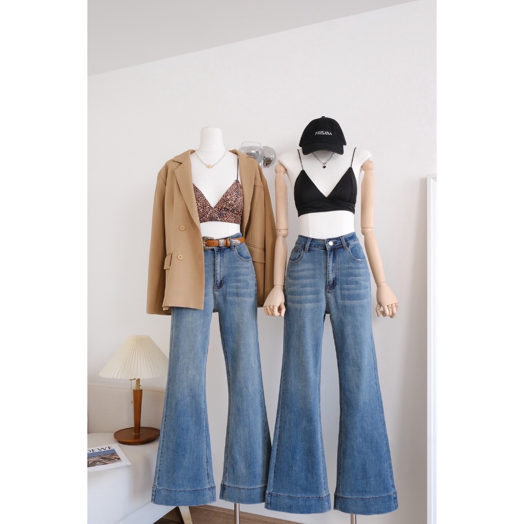 •PRISANA• PSN 22935 ยีนส์ขาม้าเล็กรุ่นใหม่ งานผ้ายีนส์พรีเมี่ยมอย่างดี รอบนี้บอกเลย