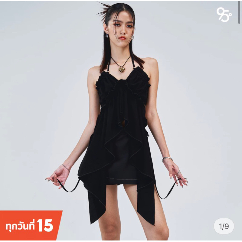 ส่งต่อเสื้อระบายผูกหลังร้าน95lady