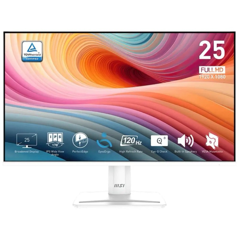 เอ็มเอสไอ จอมอนิเตอร์ รุ่น PRO MP251W E2 IPS 120Hz 1ms, SPK ตรังประกัน 1 ปีเต็ม