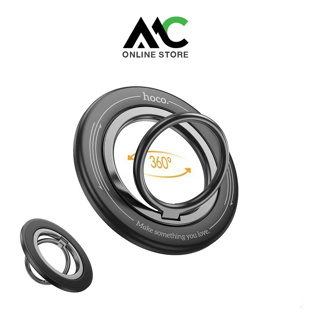 Hoco GH3 แหวนแม่เหล็กติดมือถือ Magsafe ติดกับวงแหวนแม่เหล็กหลังเคสได้ หมุนได้ 360 องศา