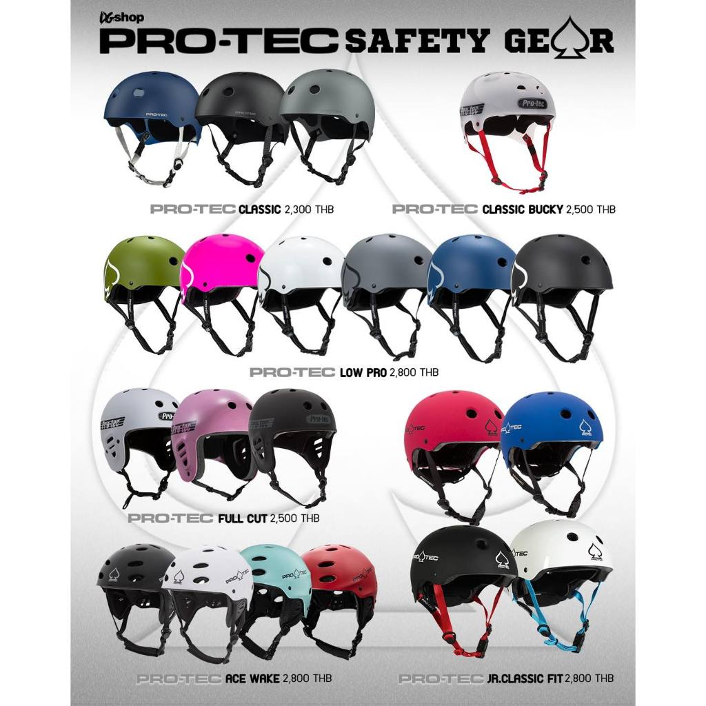 PRO-TEC Helmet ( หมวกกันน็อค )