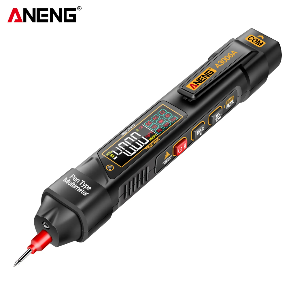 A3006A Pen Multimeter ปากกาดิจิตอล สีดำ ดิจิตอลมัลติมิเตอร์ ″ANENG″