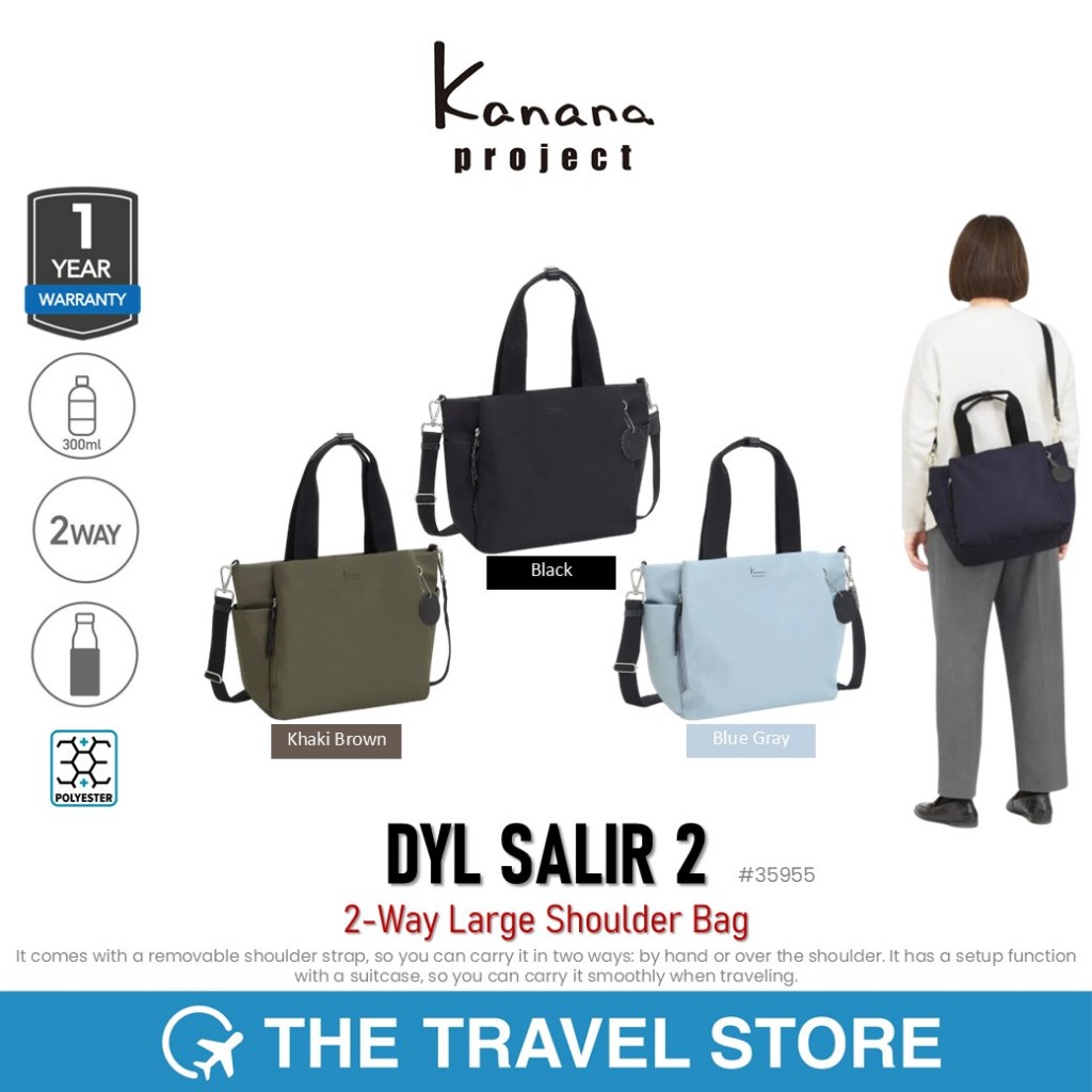 Kanana Project DYL SALIR 2 2-Way Large Shoulder Bag (35955-XX) กระเป๋าถือ สะพายข้าง