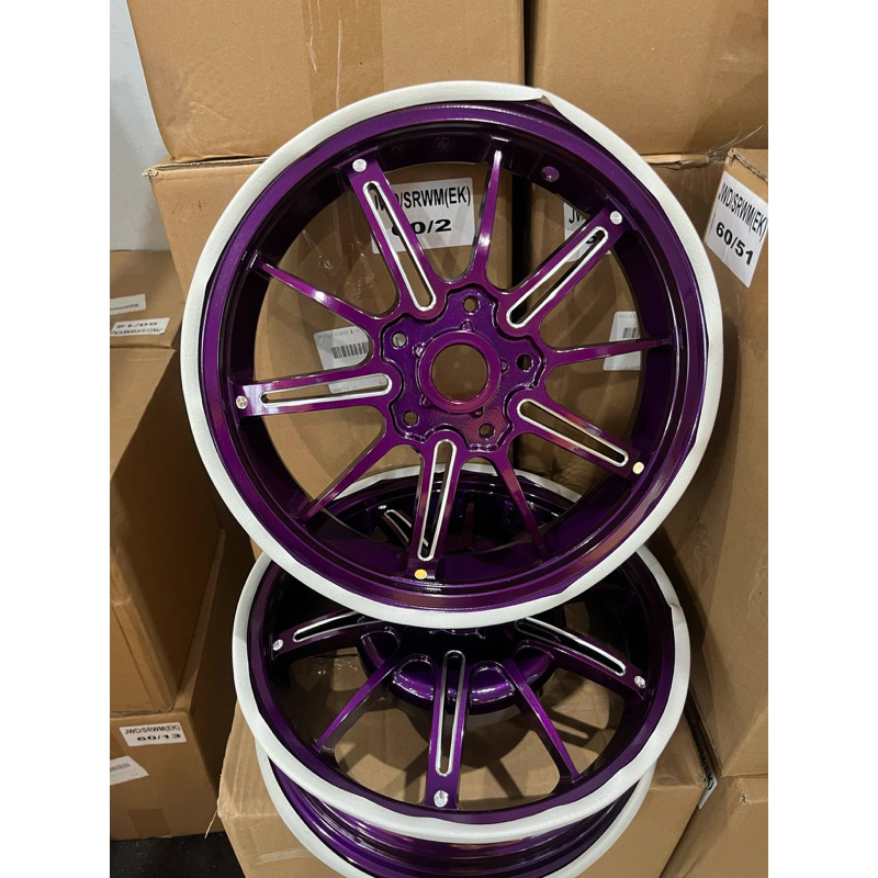 ล้อ CNC New Vespa,sprint สำหรับ 1คู่ หน้า-หลัง