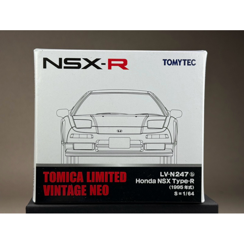 🔹LV-N247b Honda NSX Type R White 1995 Tomica limited vintage neo Scale 1:64 ยีาห้อ Tomytec