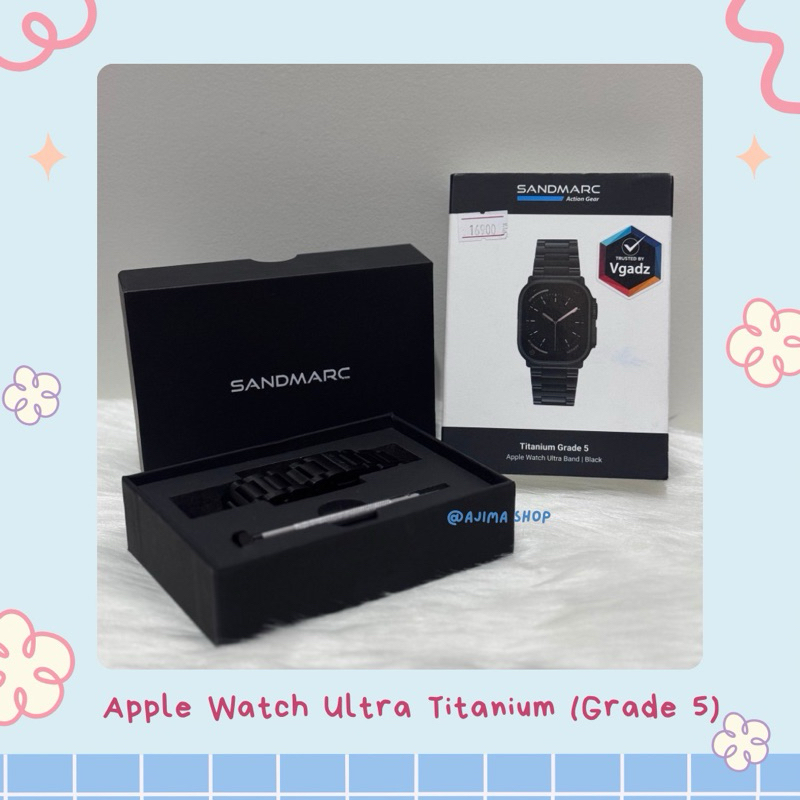 [มือสอง] Sandmarc สายนาฬิกาสำหรับ Apple Watch Ultra 1/2 รุ่น Titanium (Grade 5)