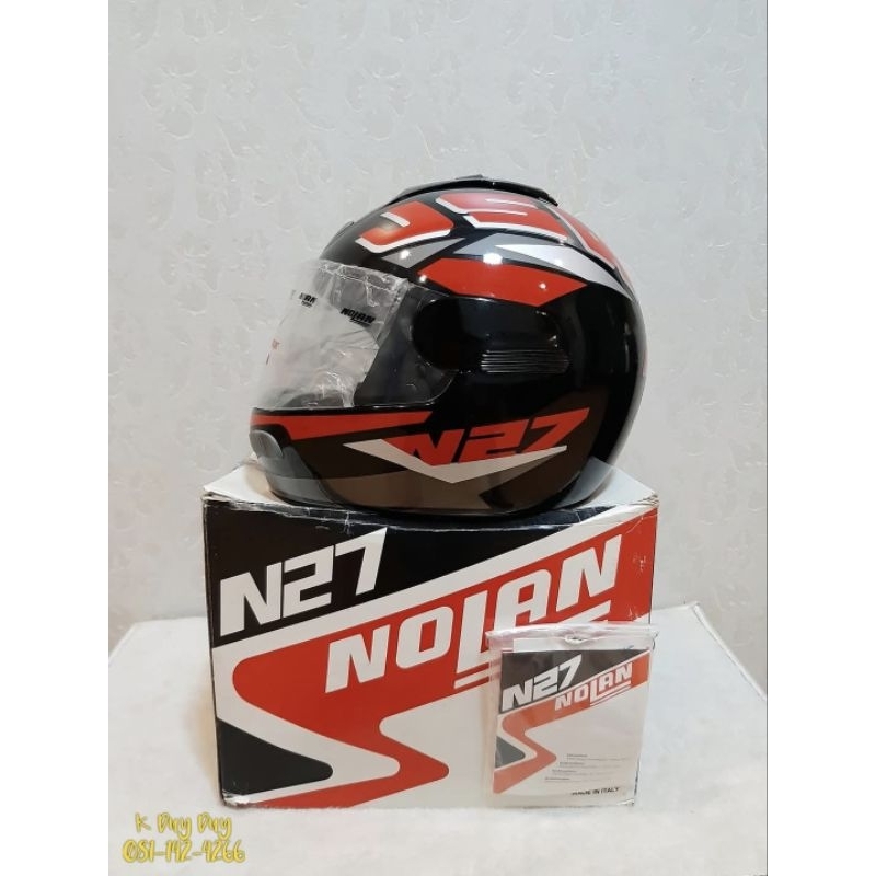 หมวกกันน็อค Nolan N27  Made in italy  Size XL หมวกกันน็อควินเทจ หมวกกันน็อคnolan NOS