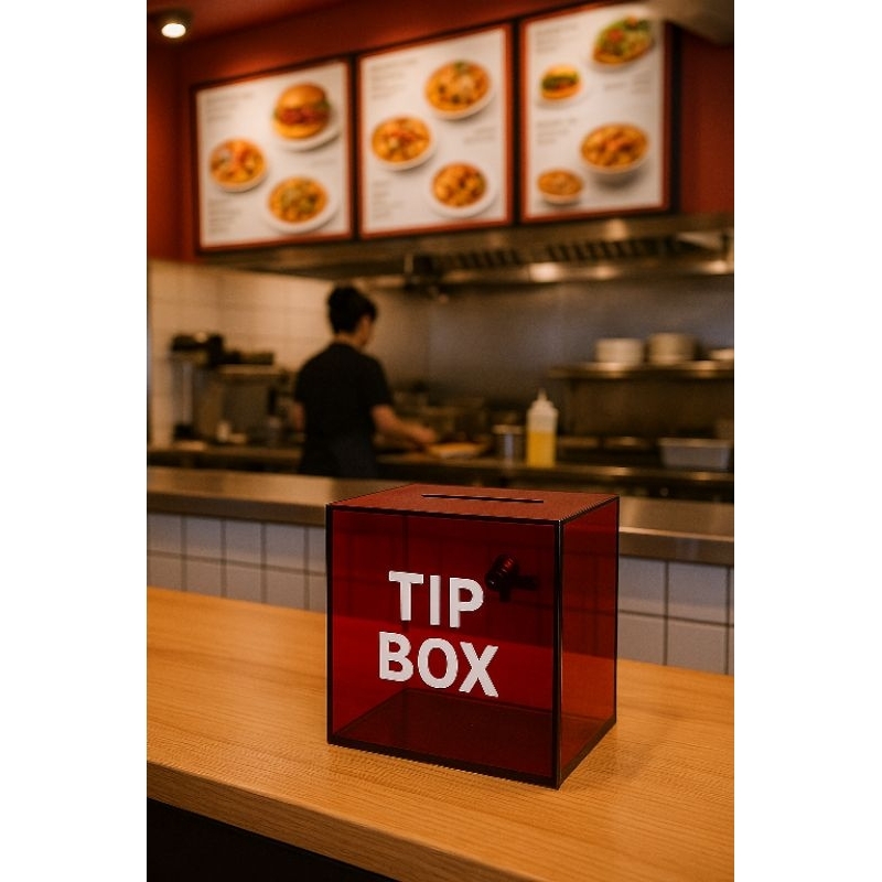 กล่อง Tip box อะคริลิค